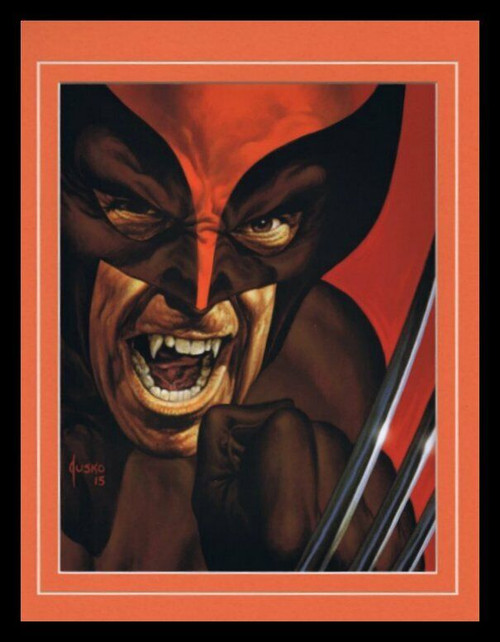 X Men Wolverine Framed 11x14 Marvel Masterpieces Poster Display