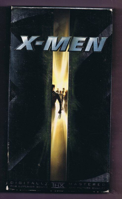 X-Men (2000) VINTAGE VHS Cassette Patrick Stewart Hugh Jackman Ian McKellen