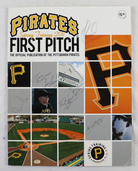 VINTAGE 2011 Pittsburgh Pirates Signed Spring Training Program