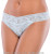 baby blue lace thong with "I Do" rhinestone detail