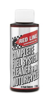 Red Line Complete Fuel System Cleaner for Motorcycles 4oz. red60102 in Case of 12 Units