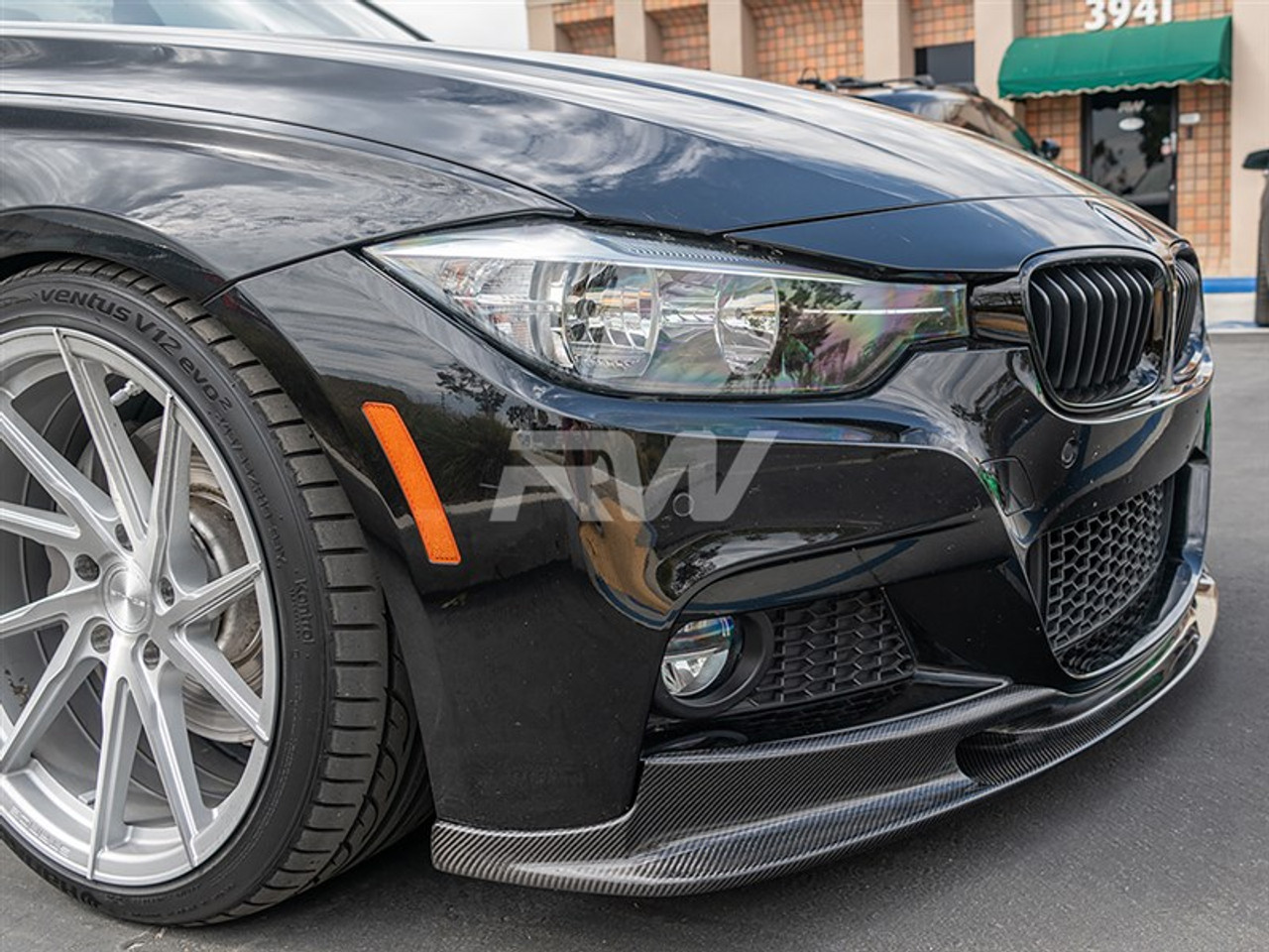 RW Carbon BMW F30/F31 3D Style Carbon Fiber Front Lip bmwf30040