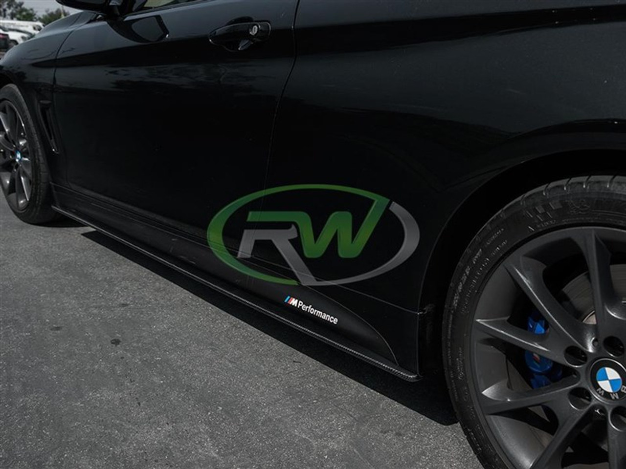 RW Carbon BMW F32 F33 F36 3D Style Carbon Fiber Front Lip - bmwf32011