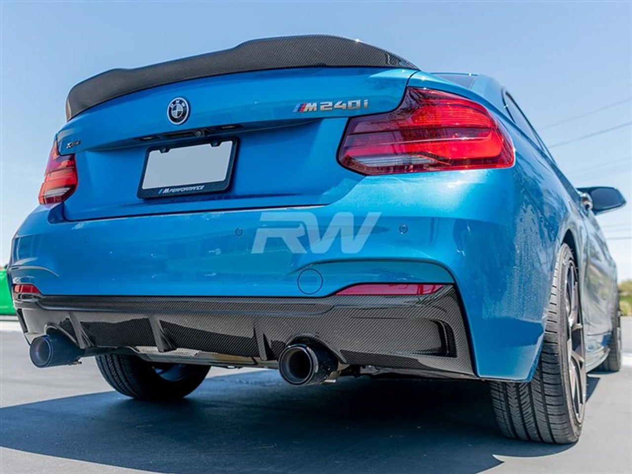 RW Carbon BMW F22/F23 Exotics Style CF Rear Diffuser bmwf22007