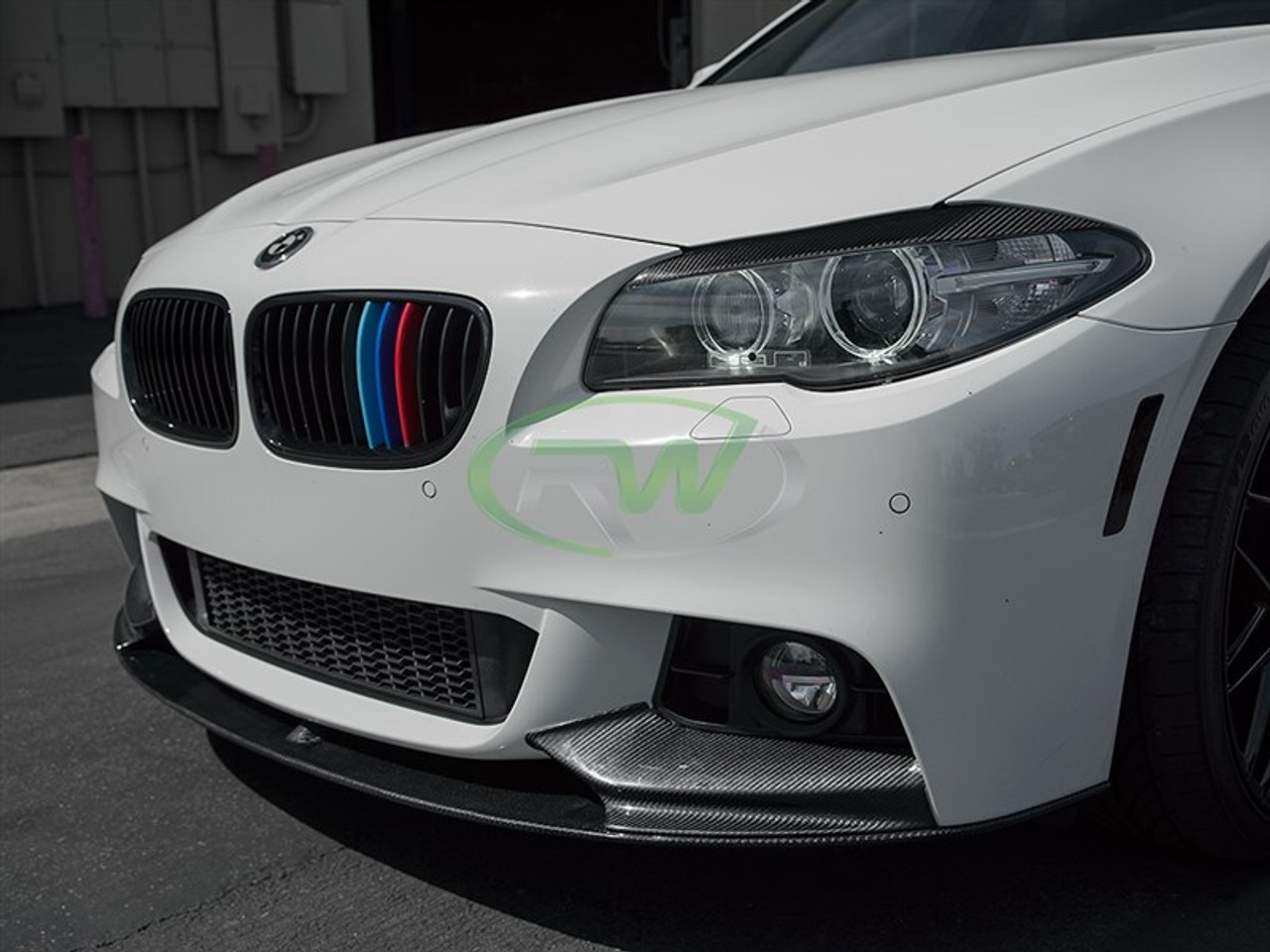 RW Carbon BMW F10 Performance Style CF Front Lip Spoiler bmwf10013