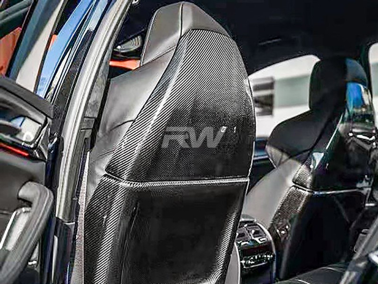 RW Carbon BMW F90 M5 Carbon Fiber Seat Backs bmwf90031 - Extreme Power House