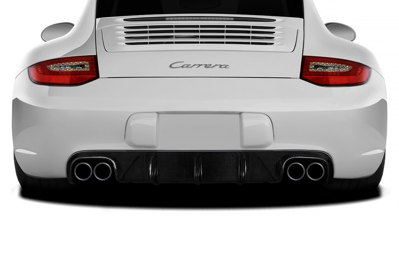Aero Function 2009-2011 Porsche 911 Carrera 997 C2 C2S C4 C4S Targa 4 Targa  4S Cabriolet Carbon AF-2 Rear Diffuser ( CFP ) - 1 Piece - Extreme Power  House