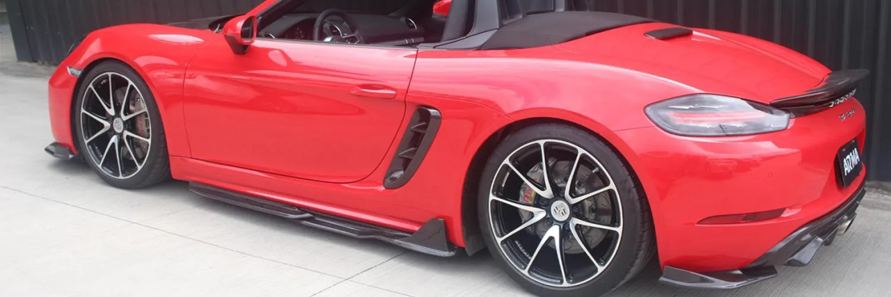 ARMA Speed Porsche 718 Cayman and Boxster Carbon Fiber Aero kit ...