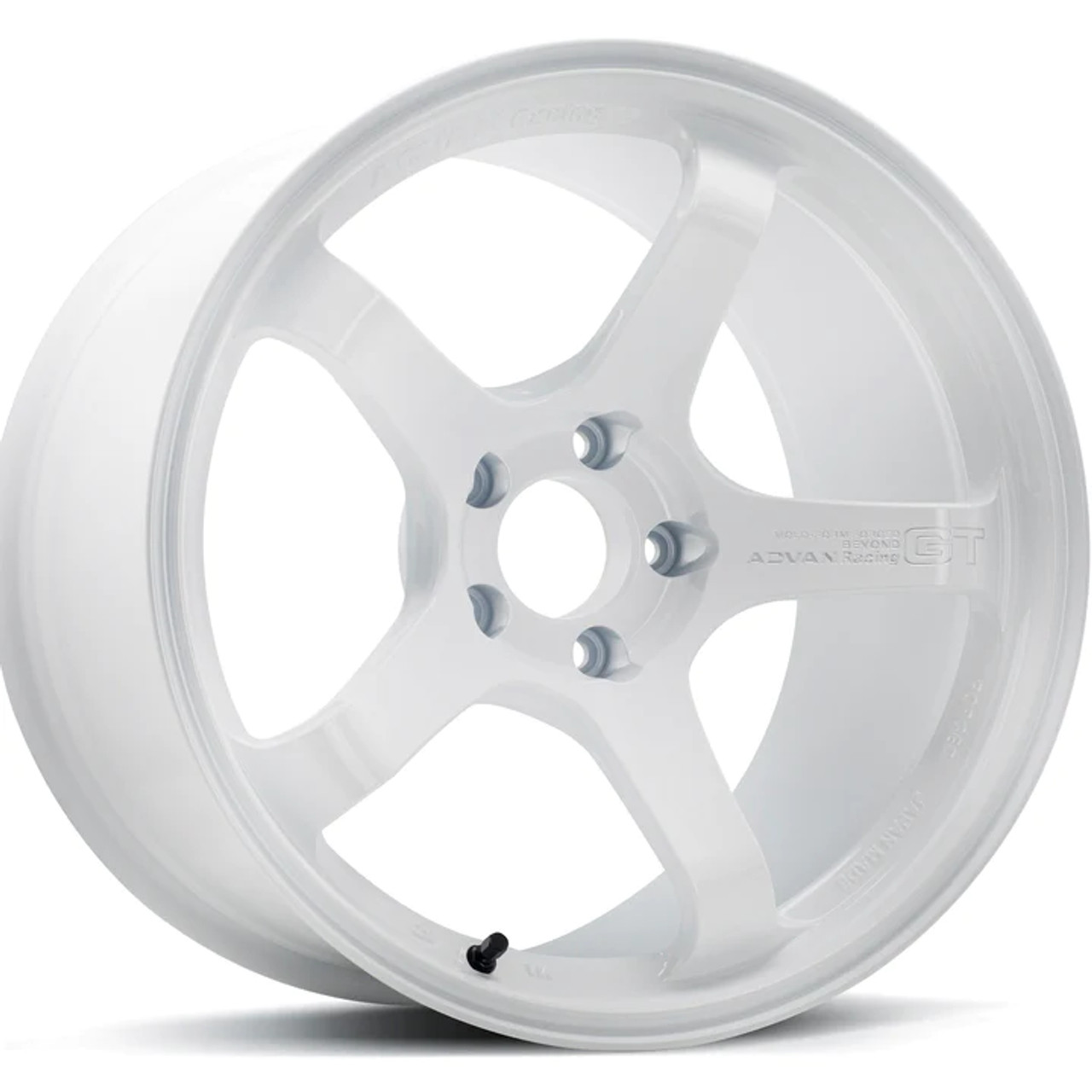 Advan GT Beyond 18x9.5 +12 5-114.3 Racing White Wheel avnYAQB8J12EW