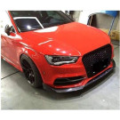 Twenty Two Tuning Audi A3/S3 (8V) S Line Saloon Carbon Fiber Front Lip Spoiler Twenty Two Tuning Audi A3/S3 (8V) S Line Saloon Carbon Fiber Front Lip Spoiler