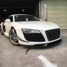 Twenty Two Tuning Audi R8 V8/V10 (Type 42) OEM+ Carbon Fiber Front Lip Spoiler Twenty Two Tuning Audi R8 V8/V10 (Type 42) OEM+ Carbon Fiber Front Lip Spoiler