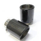 Twenty Two Tuning Audi S5 (B8/B8.5) AK Style Carbon Fiber Exhaust Tips