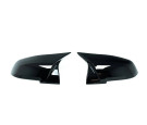 Essentials Gloss Black M Style Wing Mirror Covers for BMW (2012-2019, F20 F21 F22 F30 F32 F87) - AU-BFXMCPEGB