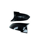 Essentials Gloss Black M Style Wing Mirror Covers for BMW (2012-2019, F20 F21 F22 F30 F32 F87) - AU-BFXMCPEGB