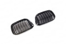 Essentials Gloss Black Kidney Grilles for BMW X3 & X4 (2019+, G01 G02) - AU-BG012FGDSGB