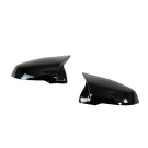 Essentials Gloss Black M Style Wing Mirror Covers for BMW & Supra (2019+, F40 F44 G29 J29) - AU-BFX2MCPEGB