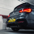 Essentials BMW 1 Series, M135i & M140i F20 F21 Gloss Black Performance Rear Spoiler (2011-2019) - AU-BF20RSPEGB