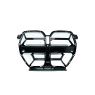 Essentials BMW G80 M3 & G82 M4 Gloss Black CSL Style Front Kidney Grilles with ACC (2021+) - AU-BG8XFGGB