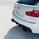 Twenty Two Tuning Replacement - BMW M Performance Style Carbon Fibre Dual Black Exhaust Tip (Single)