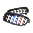 Twenty Two Tuning BMW 3 Series (F30/F31) Tri-Colour M Style Carbon Fibre Front Grilles