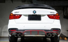Twenty Two Tuning BMW 3 Series GT (F34) Quad Pipe M Performance Style Carbon Fibre Rear Diffuser