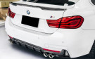 Twenty Two Tuning BMW 4 Series (F32/F33/F36) M Performance Style Quad Pipe Carbon Fibre Rear Diffuser