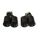 Twenty Two Tuning BMW 5 Series (G30/G31) M Performance Style Black Dual Exhaust Tips