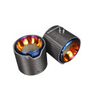 Twenty Two Tuning BMW M3/M4 Blue M Performance Style Carbon Fibre Exhaust Tips (G80/G81/G82/G83)