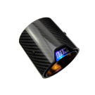 Twenty Two Tuning BMW M4 (F82/F83) Blue M Performance Style Carbon Fibre Exhaust Tips Twenty Two Tuning BMW M4 (F82/F83) Blue M Performance Style Carbon Fibre Exhaust Tips