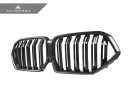 AutoTecknic Dual-Slat Carbon Fiber Front Grille - G06 X6 LCI  ATK-BM-0518-DS-CF AutoTecknic Dual-Slat Carbon Fiber Front Grille - G06 X6 LCI  ATK-BM-0518-DS-CF