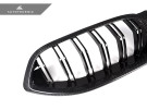 AutoTecknic Dry Carbon Dual-Slats Front Grille - F91/ F92/ F93 M8  ATK-BM-0822 AutoTecknic Dry Carbon Dual-Slats Front Grille - F91/ F92/ F93 M8  ATK-BM-0822