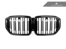 AutoTecknic Dual-Slat Gloss Black Front Grille - G05 X5 LCI  ATK-BM-0613-LCI-DS-GB AutoTecknic Dual-Slat Gloss Black Front Grille - G05 X5 LCI  ATK-BM-0613-LCI-DS-GB