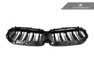 AutoTecknic Dual-Slat Gloss Black Front Grille - G05 X5 LCI  ATK-BM-0613-LCI-DS-GB AutoTecknic Dual-Slat Gloss Black Front Grille - G05 X5 LCI  ATK-BM-0613-LCI-DS-GB