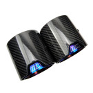 Twenty Two Tuning BMW M6 (F06/F12/F13) Blue M Performance Style Carbon Fibre Exhaust Tips
