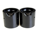 Twenty Two Tuning BMW M6 (F06/F12/F13) Black M Performance Style Carbon Fibre Exhaust Tips
