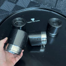 Twenty Two Tuning BMW M6 (F06/F12/F13) Akrapovic Style Carbon Fibre Exhaust Tips Twenty Two Tuning BMW M6 (F06/F12/F13) Akrapovic Style Carbon Fibre Exhaust Tips