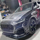 Euro Auto Design - Euro Auto Style Carbon Fiber Grill Cover - Audi RSQ8