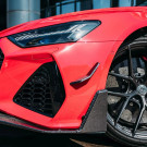 Euro Auto Design - Euro Auto Style V1 Carbon Fiber Front Bumper Canards - Audi RS6/RS7 C8