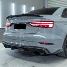 Euro Auto Design Carbon Fiber Rear Splitters - Audi RS3 (2017-2020)