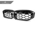AutoTecknic Dry Carbon Fiber Honeycomb Front Grille - G20 3-Series LCI  ATK-BM-0620-HC-CF