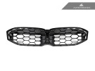 AutoTecknic Dry Carbon Fiber Honeycomb Front Grille - G20 3-Series LCI  ATK-BM-0620-HC-CF
