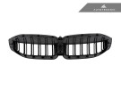 AutoTecknic Dry Carbon Fiber Dual-Slats Front Grilles - G20 3-Series Pre-LCI  ATK-BM-0615-DS-CF