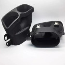 Twenty Two Tuning Mercedes Benz BRABUS Style Black Steel Exhaust Tips