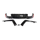 Euro Auto Design 3D Style Carbon Fiber Diffuser W/ Splitters - F90 M5