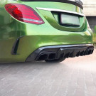 Twenty Two Tuning Mercedes Benz C-Class/C43 (W205/S205) BRABUS Style Carbon Fibre Rear Diffuser