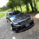 Twenty Two Tuning Mercedes Benz C63 (W204/C204) Black Edition Style Carbon Fibre Hood/Bonnet Replacement