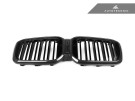 AutoTecknic Dry Carbon Fiber Dual-Slats Front Grille Set  ATK-BM-0621-DS-DC AutoTecknic Dry Carbon Fiber Dual-Slats Front Grille Set  ATK-BM-0621-DS-DC