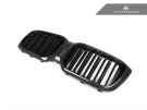 AutoTecknic Dry Carbon Fiber Dual-Slats Front Grille Set  ATK-BM-0621-DS-DC AutoTecknic Dry Carbon Fiber Dual-Slats Front Grille Set  ATK-BM-0621-DS-DC