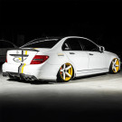 Twenty Two Tuning Mercedes Benz C63 (W204/S204) FL RIA Style Rear Bumper Canards