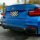 Euro Auto Design - Euro Auto Style Carbon Fiber Diffuser - F22 2 Series